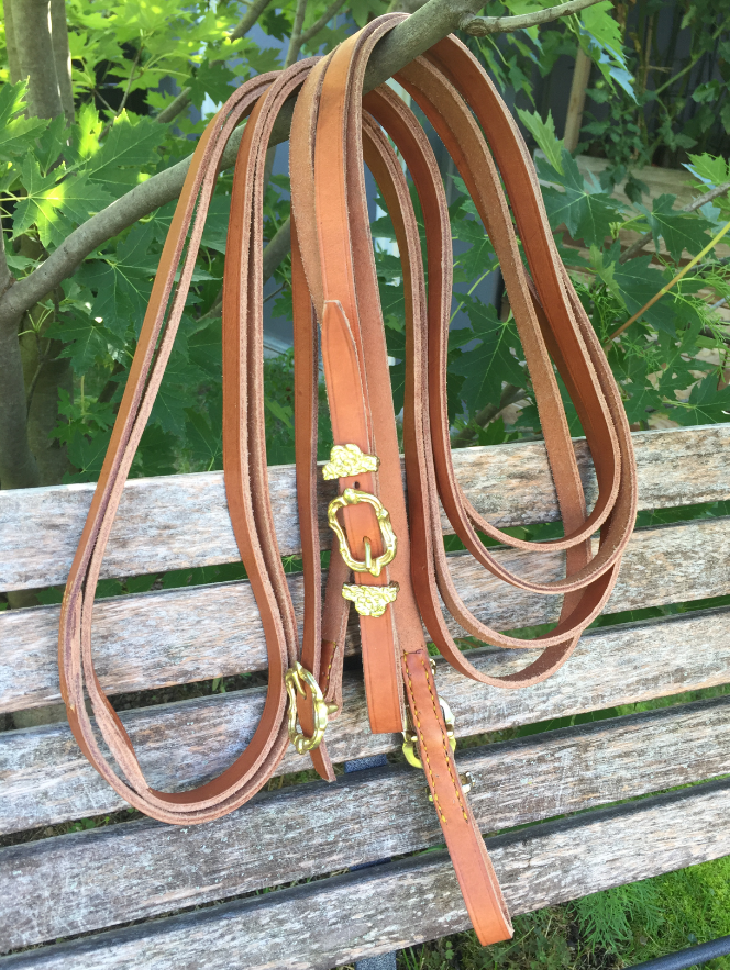 Langzügel mit Barockschnallen MRS