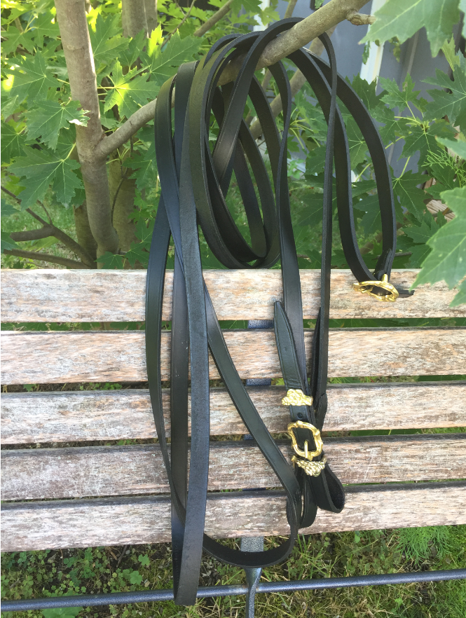 Langzügel mit Barockschnallen MRS